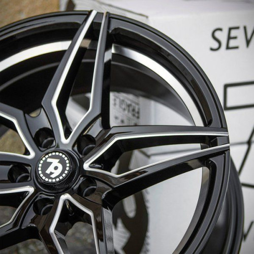 Seventy9 / 79Wheels SV-A 18x8 5x120 ET30 Black Glossy Window Inner Lip