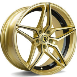 Seventy9 / 79Wheels SV-A 18x9 5x112 ET40 Gold Black Lip Milled Black