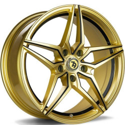 Seventy9 / 79Wheels SV-A 18x8 5x120 ET30 Gold Black Lip Milled Black
