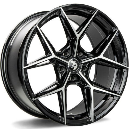 Seventy9 / 79Wheels SCF-B (Compression Forged) 19x8,5 5x112 ET35 Black Front Polished