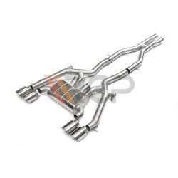 Wydech RCP BMW M4 G82 valved GPF-Back Silver tips