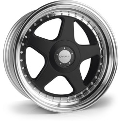 Dare F5 17x7,5 ET35 4x100/108 Black Polished Lip