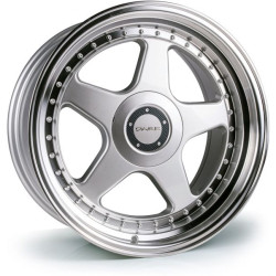 Dare F5 17x7,5 ET35 4x100/108 Silver Polished Lip