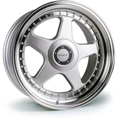 Dare F5 17x7,5 ET35 5x100/112 Silver Polished Lip