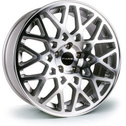 Dare LG2 18x8 ET35 5x100 Silver Polished Face