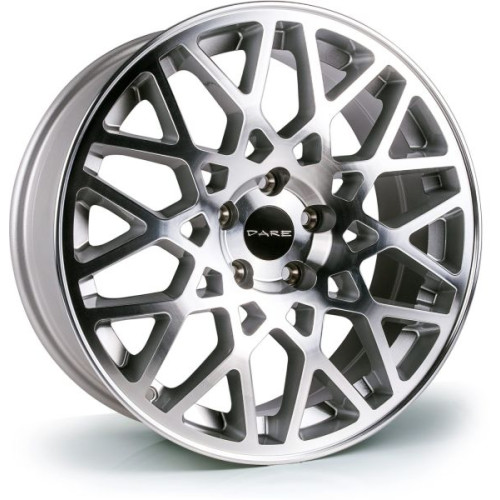 Dare LG2 19x8,5 ET45 5x112 Silver Polished Face