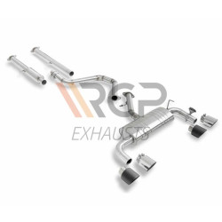 Wydech RCP Hyundai i30N valved cat-back Satin black tips