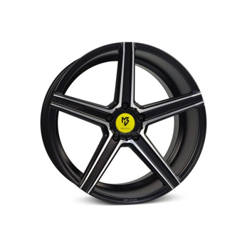 mbDESIGN KV1 DC 19x9,5 5x100 ET30 Matt Black Polished