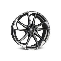 mbDESIGN mb1 19x7,5 5x100 ET35 Matt Gray Polished