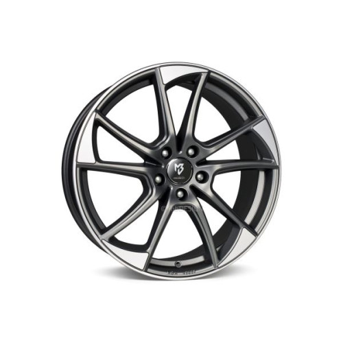 mbDESIGN mb1 19x7,5 5x100 ET35 Matt Gray Polished
