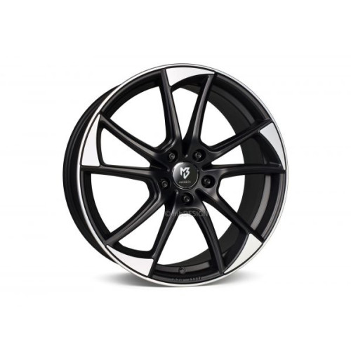 mbDESIGN mb1 19x7,5 5x100 ET35 Matt Black Polished