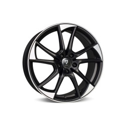 mbDESIGN mb1 19x7,5 5x100 ET45 Matt Black Polished