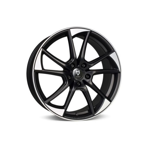 mbDESIGN mb1 19x7,5 5x112 ET51 Matt Black Polished