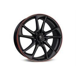 mbDESIGN mb1 19x7,5 5x100 ET35 Black Dull Matt Horn Rot