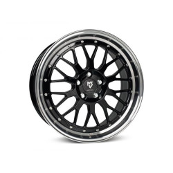 mbDESIGN LV1 17x7 5x108 ET45 Polished Gloss Black