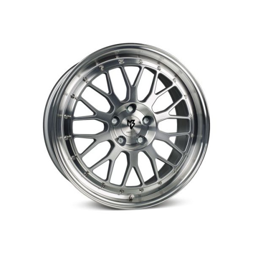 mbDESIGN LV1 18x7,5 5x100 ET40 Silver Fully Polished