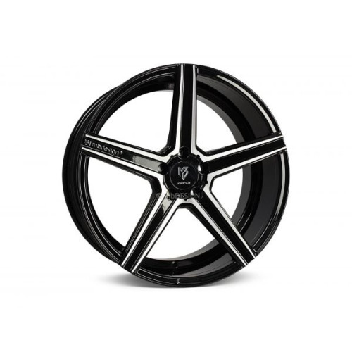mbDESIGN KV1 DC 19x9,5 5x100 ET30 Polished Gloss Black