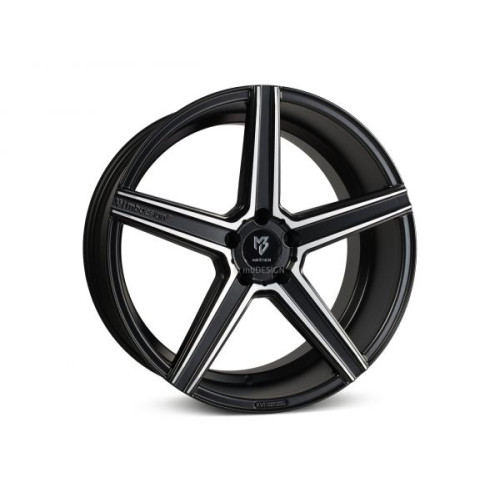 mbDESIGN KV1 19x8,5 5x100 ET32 Matt Black Polished