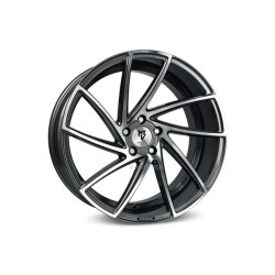 mbDESIGN KV2 20x8,5 5x115 ET40 Polished Glossy Gray