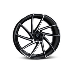 mbDESIGN KV2 19x8,5 5x100 ET32 Matt Black Polished