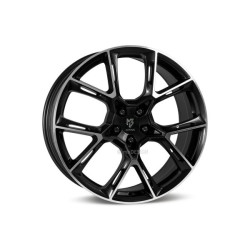 mbDESIGN KX1 20x8,5 5x108 ET45 Polished Gloss Black