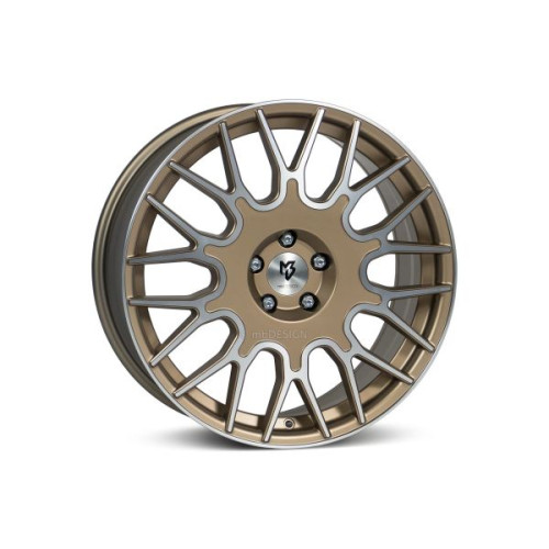 mbDESIGN LV2 19x8,5 5x112 ET45 Bronze Light Matt Polished