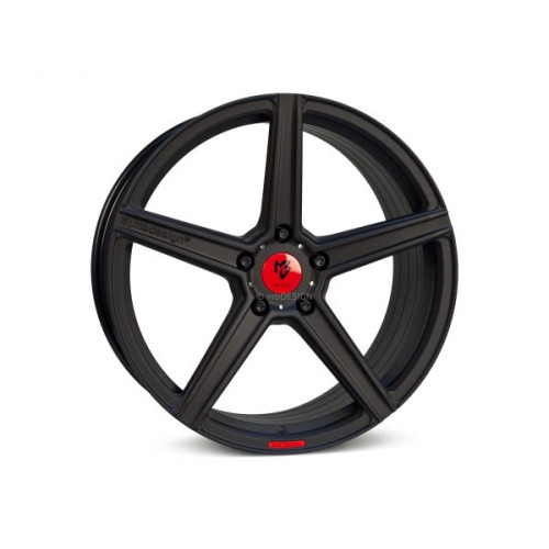 mbDESIGN KV1S 20x9,5 5x112 ET30 Black Dull Matt