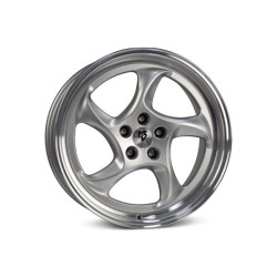 mbDESIGN TURBO 19x8,5 5x100 ET30 Polished Silver