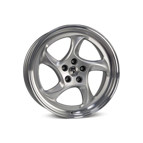 mbDESIGN TURBO 19x8,5 5x100 ET30 Polished Silver