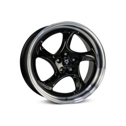 mbDESIGN TURBO 19x8,5 5x100 ET30 Polished Gloss Black