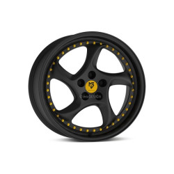 mbDESIGN TURBO S 19x8,5 5x100 ET30 Black Dull Matt