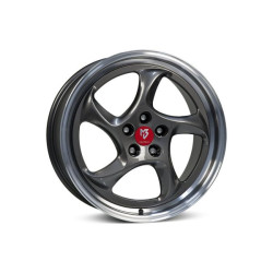 mbDESIGN TURBO 19x8,5 5x100 ET30 Polished Glossy Gray