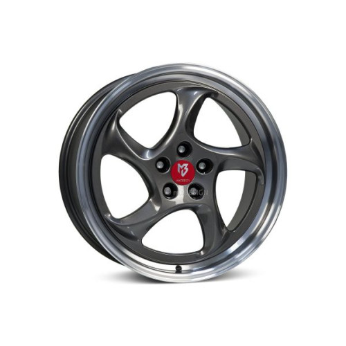 mbDESIGN TURBO 19x8,5 5x108 ET45 Polished Glossy Gray