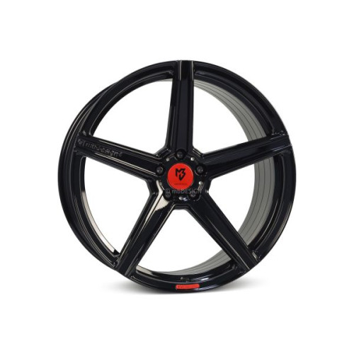 mbDESIGN KV1S DC 21x10,5 5x112 ET18 Gloss Black