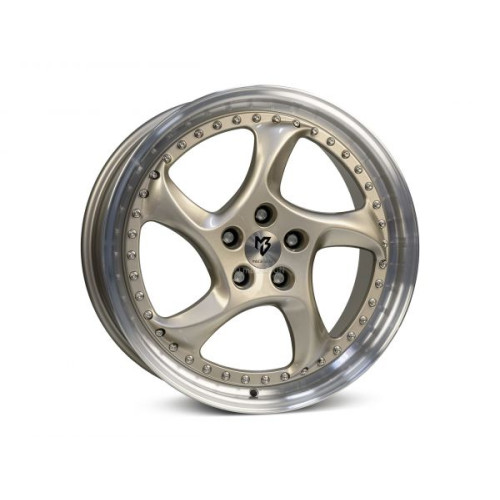 mbDESIGN TURBO S 19x9 5x112 ET42 Polished Champagne