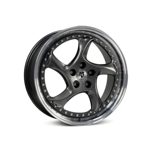 mbDESIGN TURBO S 19x8,5 5x108 ET45 Polished Glossy Gray