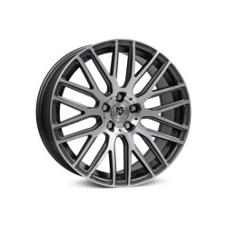 mbDESIGN KV4 18x7,5 5x100 ET45 Matt Gray Polished