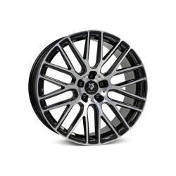 mbDESIGN KV4 22x10 5x130 ET30 Polished Gloss Black