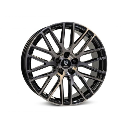 mbDESIGN KV4 18x7,5 5x108 ET45 Glossy Smoky Black Finish