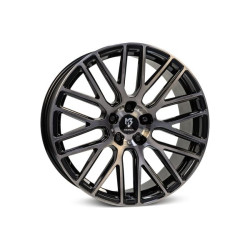 mbDESIGN KV4 18x7,5 5x112 ET35 Glossy Smoky Black Finish