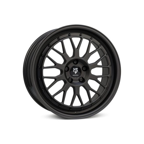 mbDESIGN LV1 17x7 4x100 ET35 Black Dull Matt