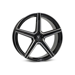 mbDESIGN KV1S DC 21x10,5 5x112 ET18 Polished Gloss Black