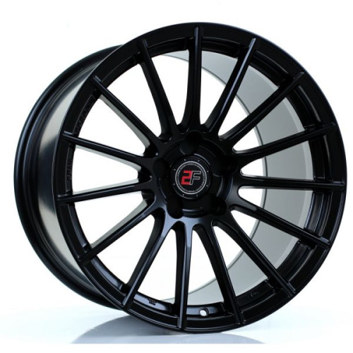 2FORGE ZF1 18x12 5x108 ET30-55 Matt Black Blank