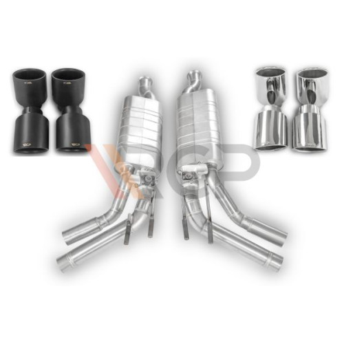 Wydech RCP Mercedes G63 AMG W464 valved cat-back Silver tips