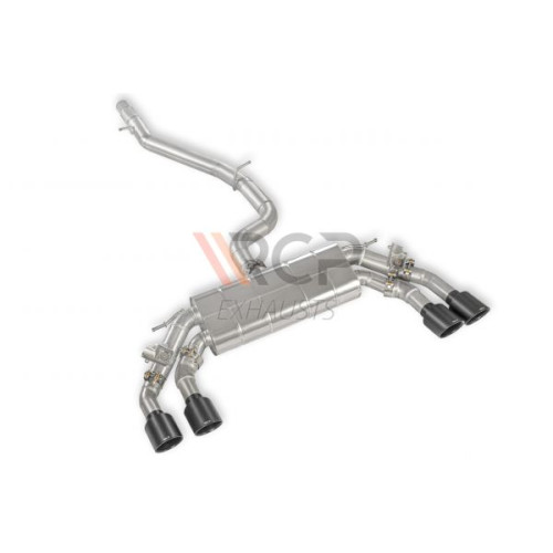 Wydech RCP Cupra Ateca valved GPF-back Satin black tips
