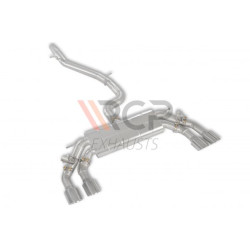 Wydech RCP Cupra Ateca valved GPF-back Silver tips