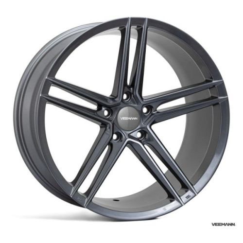 Veemann V-FS33 20x10 5X120 ET43 Graphite Smoke Machined