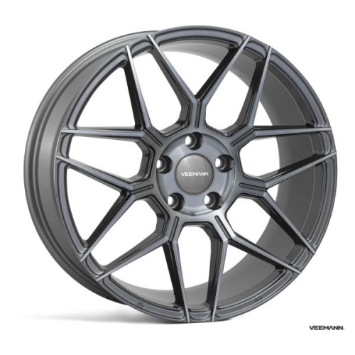 Veemann V-FS38 18x8 5X112 ET42 Graphite Smoke Machined