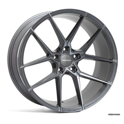 Veemann V-FS39 20x8,5 5X120 ET35 Graphite Smoke Machined