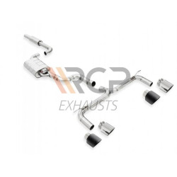 Wydech RCP Volkswagen Golf GTI Mk7.5 Cat-back Satin black tips